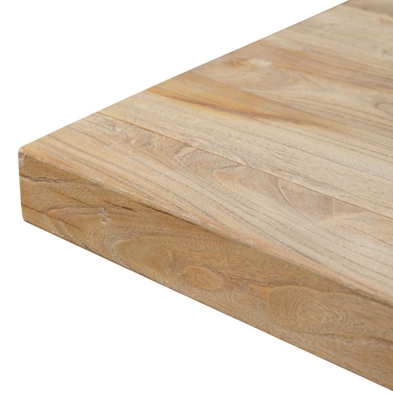 Dalton Reclaimed Wood Dining Table 2.4m - Rustic Natural - Upgraded Top Dining Table Reclaimed-Core