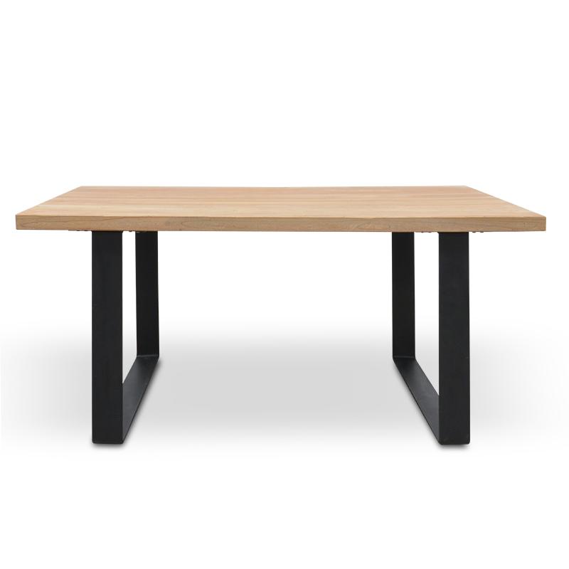 Dalton Reclaimed Elm Wood 1.7m Dining Table - Rustic Natural Dining Table Reclaimed-Core