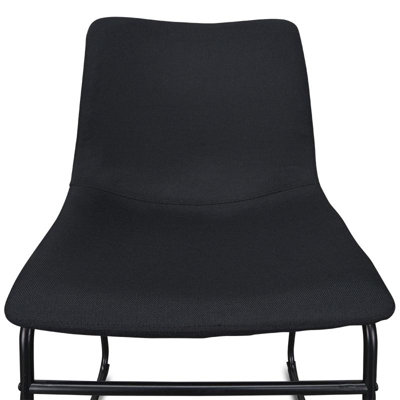 Set Of 2 - Darcy Fabric Dining Chair - Black Dining Chair Sendo-Core   