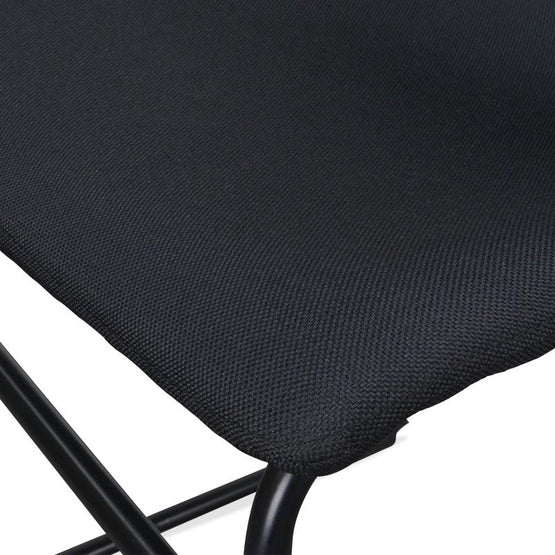 Set Of 2 - Darcy Fabric Dining Chair - Black Dining Chair Sendo-Core   