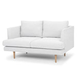 Denmark 2 Seater Fabric Sofa - Light Texture Grey LC2086