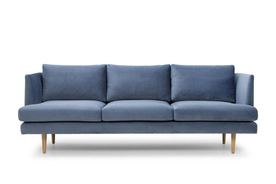 Denmark 3 Seater Sofa - Dust Blue Sofa Original Sofa-Core   