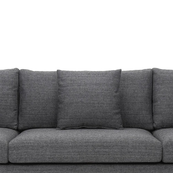 Denmark 4 Seater Fabric Sofa - Metal Grey LC804