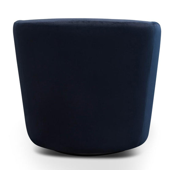 Donna Lounge Chair - Navy Velvet Armchair K Sofa-Core   