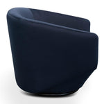 Donna Lounge Chair - Navy Velvet Armchair K Sofa-Core   