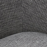Donna Fabric Lounge Chair - Graphite Grey Armchair K Sofa-Core   