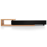 Dwell Extendable TV Entertainment Unit - Natural Oak - Black matt TV/Entertainment Unit Better B-Core   