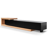 Dwell Extendable TV Entertainment Unit - Natural Oak - Black matt TV/Entertainment Unit Better B-Core   