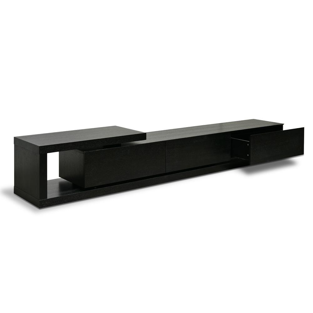 Dwell Extendable TV Entertainment Unit - Full Black TV/Entertainment Unit Better B-Core   