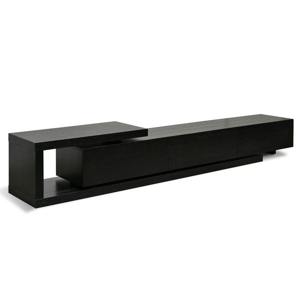 Dwell Extendable TV Entertainment Unit - Full Black TV/Entertainment Unit Better B-Core   