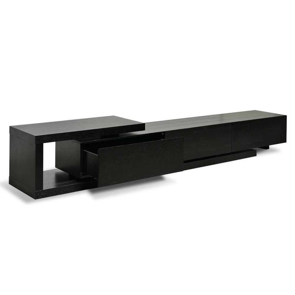 Dwell Extendable TV Entertainment Unit - Full Black TV/Entertainment Unit Better B-Core   