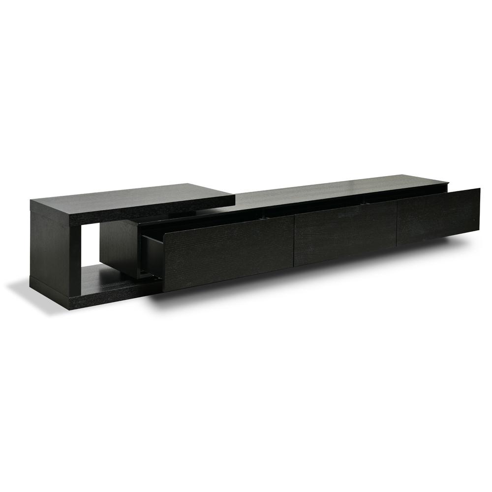 Dwell Extendable TV Entertainment Unit - Full Black TV/Entertainment Unit Better B-Core   