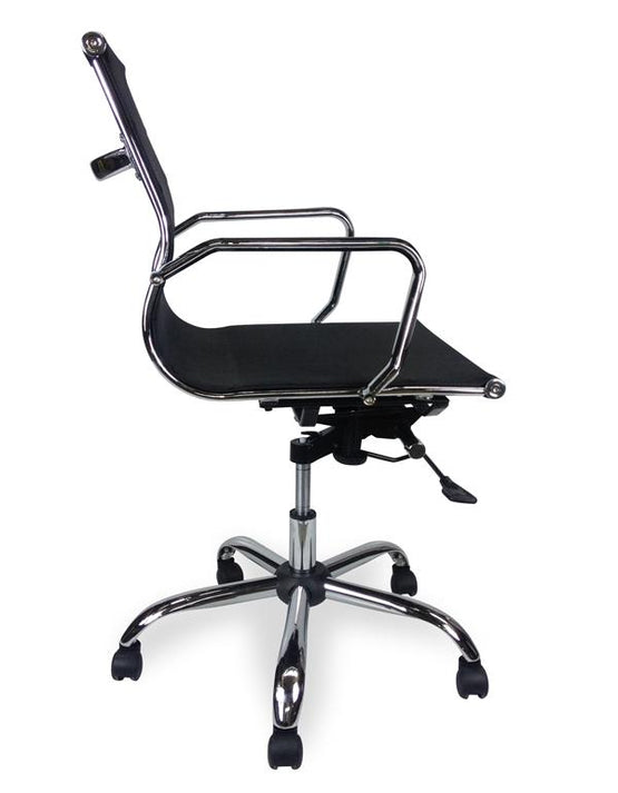 Carter Low Back Office Chair - Black Mesh Office Chair Yus Furniture-Core   