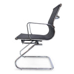 Charlie Visitor Office Chair - Black Mesh Office Chair Yus Furniture-Core   