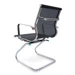 Charlie Visitor Office Chair - Black Mesh Office Chair Yus Furniture-Core   