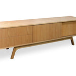 Ella Scandinavian 180cm TV Entertainment Unit - Lowline - Natural - Last One TV/Entertainment Unit Better B-Core