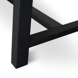 Ex Display - Ellis Outdoor 2.5m Wooden Dining Table With Black Base Dining Table Eminem-Core