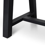 Ex Display - Ellis Outdoor 2.5m Wooden Dining Table With Black Base Dining Table Eminem-Core