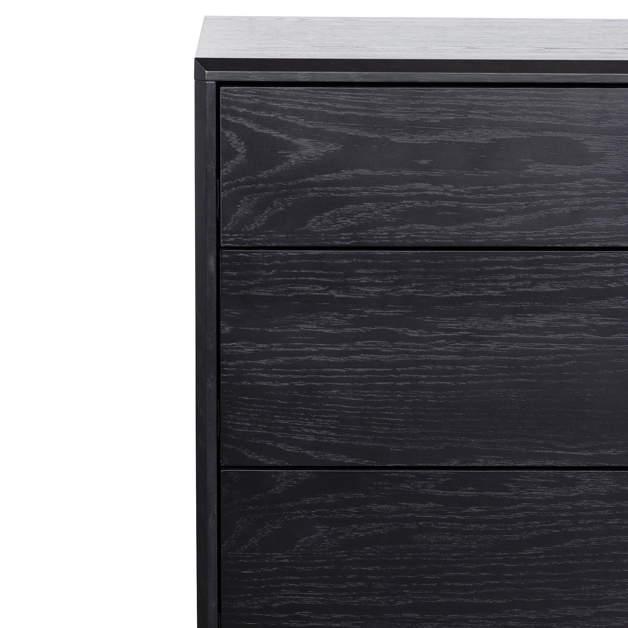 Eloise 3 Drawers Dresser Unit - Black Oak Drawer Century-Core   