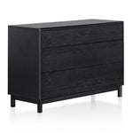 Eloise 3 Drawers Dresser Unit - Black Oak Drawer Century-Core   