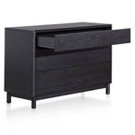 Eloise 3 Drawers Dresser Unit - Black Oak Drawer Century-Core   