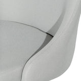 Ex Display - Ernesto Grey Fabric Office Chair - White Base Office Chair Unicorn-Core