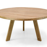 Ethan Reclaimed Elm Wood 1.5m Round Dining Table Dining Table Reclaimed-Core   