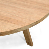 Ethan Reclaimed Elm Wood 1.5m Round Dining Table Dining Table Reclaimed-Core   