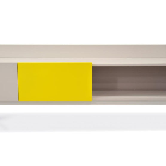 Ex display - Morris Lowline 180cm TV Entertainment Unit - Yellow and Grey TV852-OSDisp