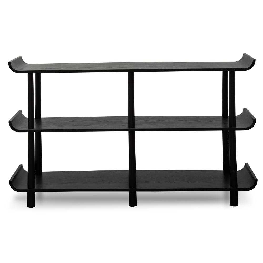 Payton Wooden Shelving Unit - Black Shelves Drake-Core   