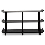 Payton Wooden Shelving Unit - Black Shelves Drake-Core   