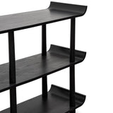 Payton Wooden Shelving Unit - Black Shelves Drake-Core   