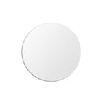 Flynn 100cm Round Mirror - White Mirror Warran-Local   
