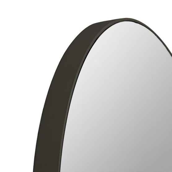 Flynn 120cm Round Mirror - Black AC791