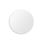 Ex Display - Flynn 50cm Round Mirror - White Mirror Warran-Local   