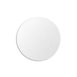 Ex Display - Flynn 50cm Round Mirror - White Mirror Warran-Local   