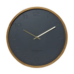 Fiona 35cm Silent Wall Clock - Charcoal AC3458-ON