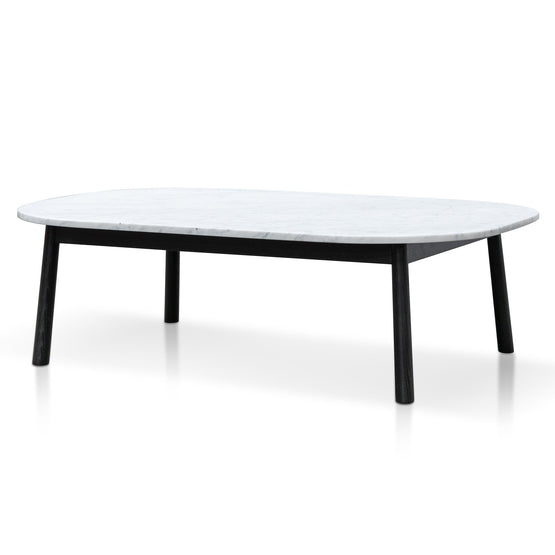 Hamilton 110cm Marble Coffee Table - Black Base Coffee Table Swady-Core   