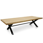 Harrison 3m Reclaimed 8 Seater Dining Table - Natural Dining Table Reclaimed-Core   
