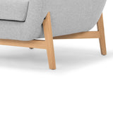 Ex Display - Helgrim Fabric Armchair - Light Grey Armchair Original Sofa-Core