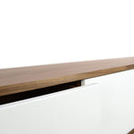 Hendrix 2.1m Wooden TV Entertainment Unit - Walnut - Last One TV/Entertainment Unit Better B-Core