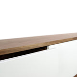 Hendrix 2.1m Wooden TV Entertainment Unit - Walnut - Last One TV/Entertainment Unit Better B-Core