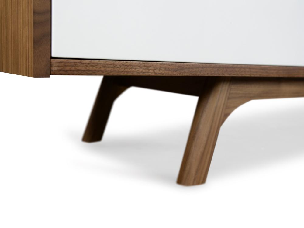 Hendrix 2.1m Wooden TV Entertainment Unit - Walnut - Last One TV/Entertainment Unit Better B-Core