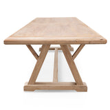 Hercules 8 Seater Reclaimed Elm Wood 2.4m Dining Table Dining Table Reclaimed-Core   