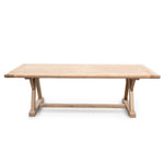 Hercules 8 Seater Reclaimed Elm Wood 2.4m Dining Table Dining Table Reclaimed-Core   