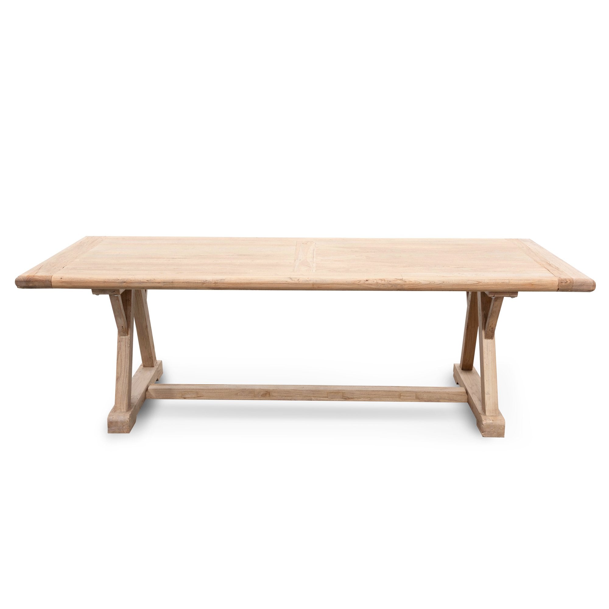 Hercules 8 Seater Reclaimed Elm Wood 2.4m Dining Table Dining Table Reclaimed-Core