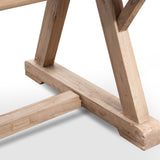 Hercules 8 Seater Reclaimed Elm Wood 2.4m Dining Table Dining Table Reclaimed-Core   