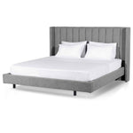 Hillsdale Queen Bed Frame - Flint Grey Queen Bed Ming-Core   