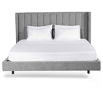 Hillsdale Queen Bed Frame - Flint Grey Queen Bed Ming-Core   