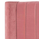 Hillsdale Queen Bed Frame - Blush Peach Velvet BD6277-MI